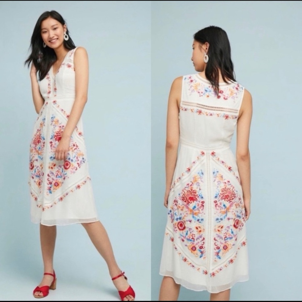 nwt billie embroidered dress size “6p”